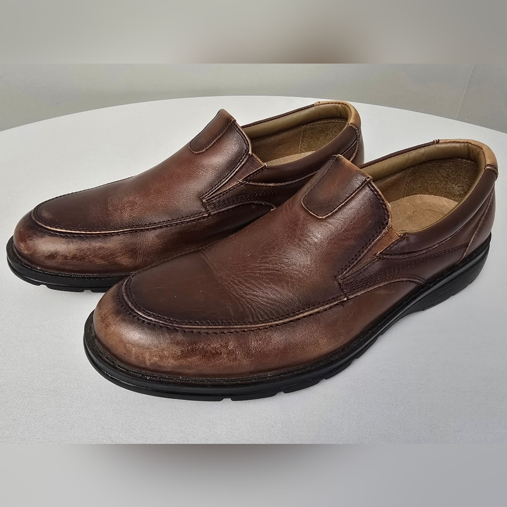 Dockers Calamar Brown Leather Loafers Slip On Shoes Men Size 10 M
